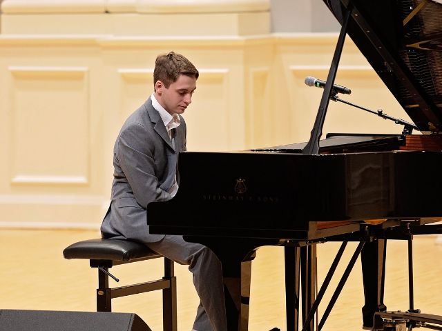 Ian Markley Playing Piano