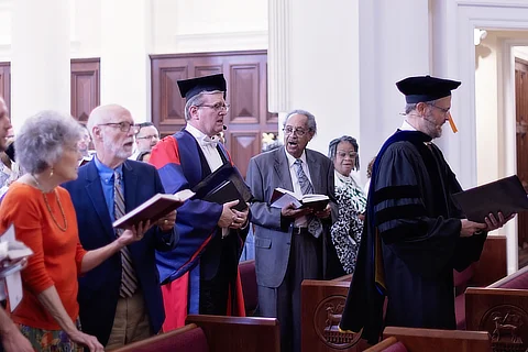 Group Worship in Hodges Chapel