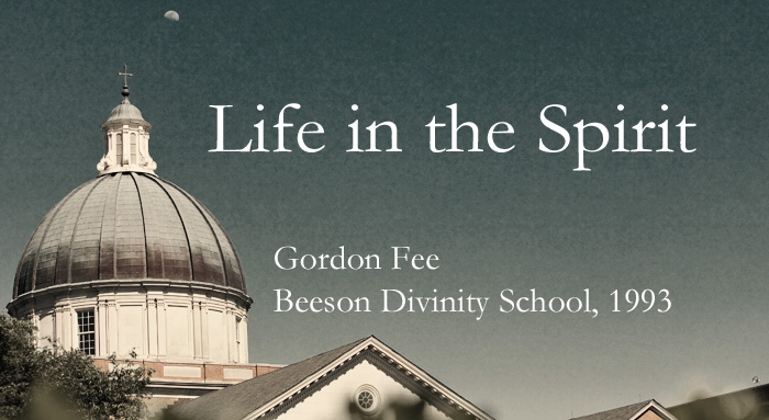 life in the spirit