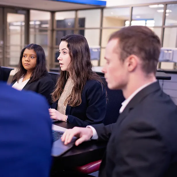 Students in Discussion