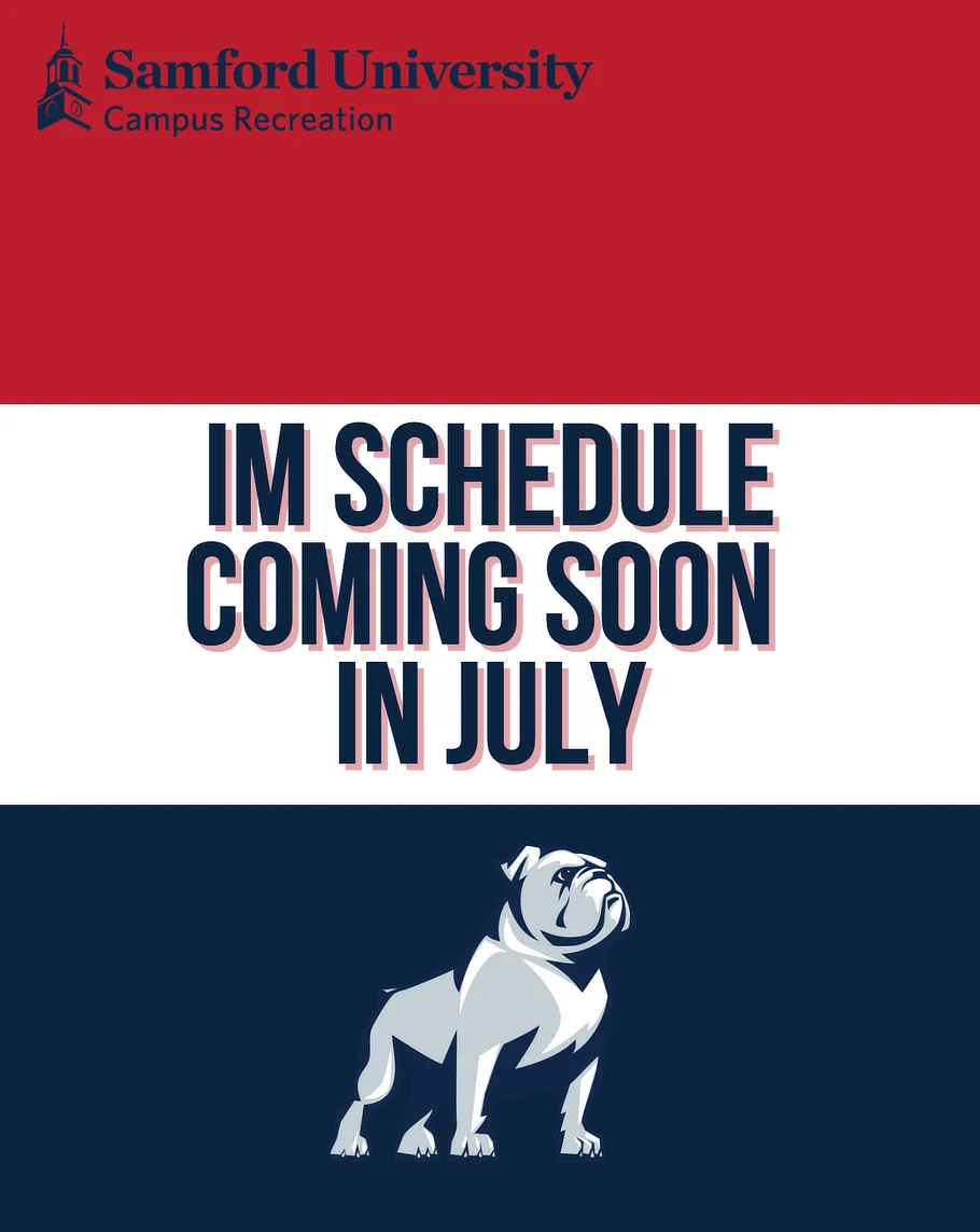 Intramural Schedule Coming Soon