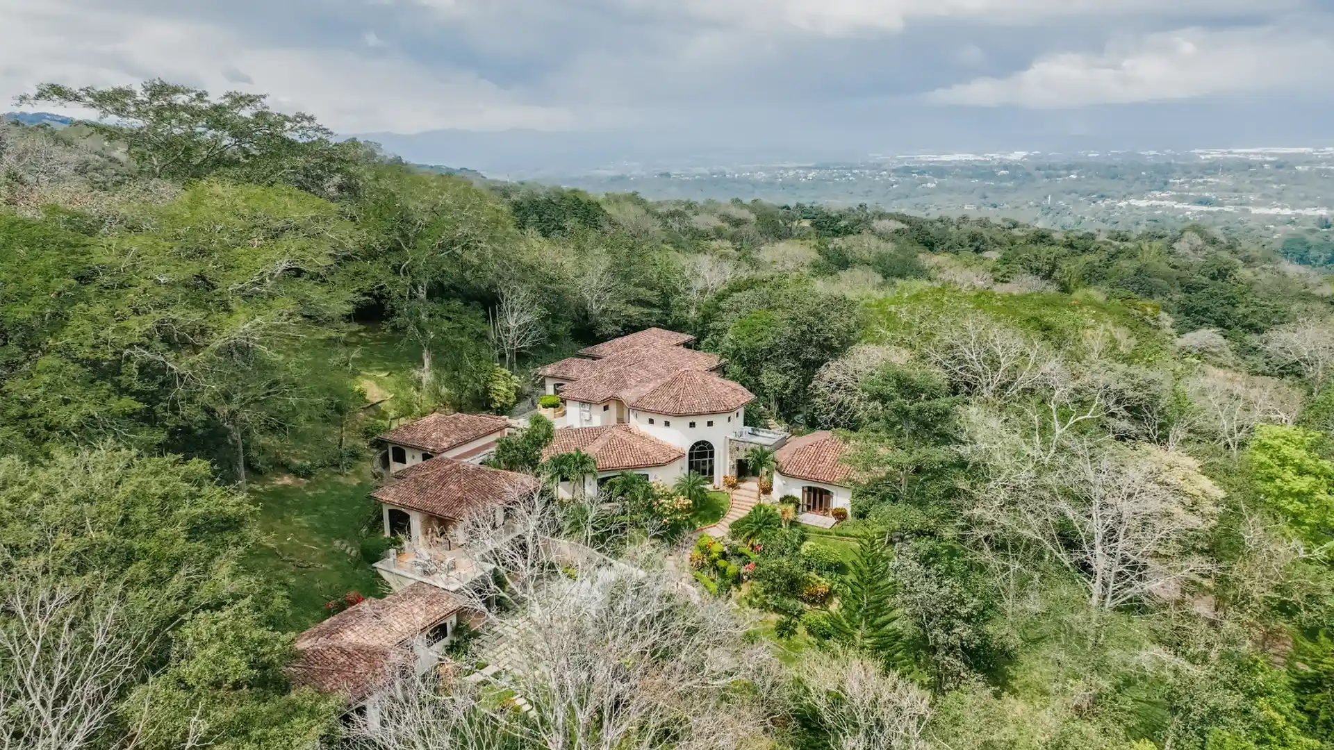 Aerial View of Finca de Samford