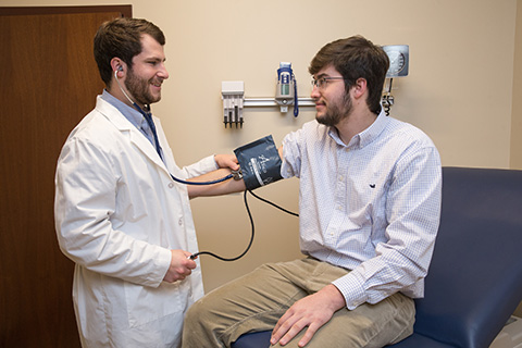 health professions student blood pressure