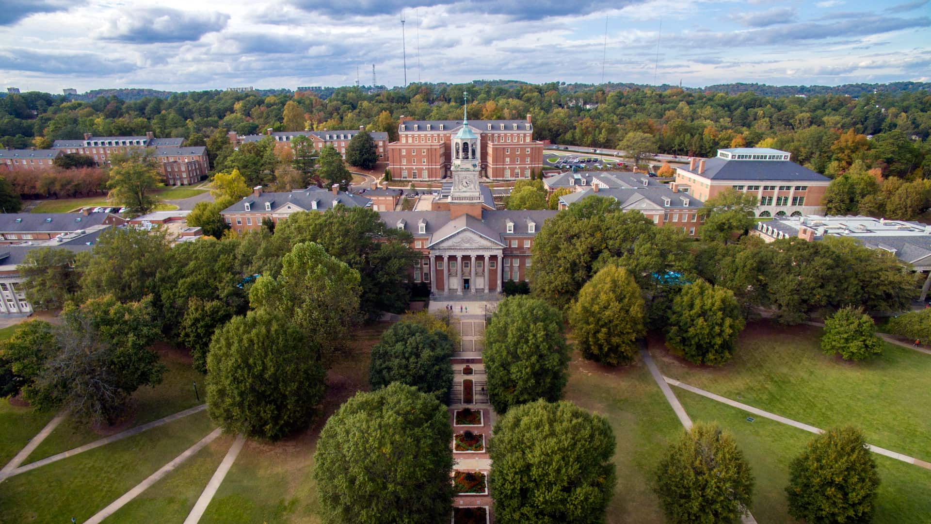 Aerial View of the Quad
