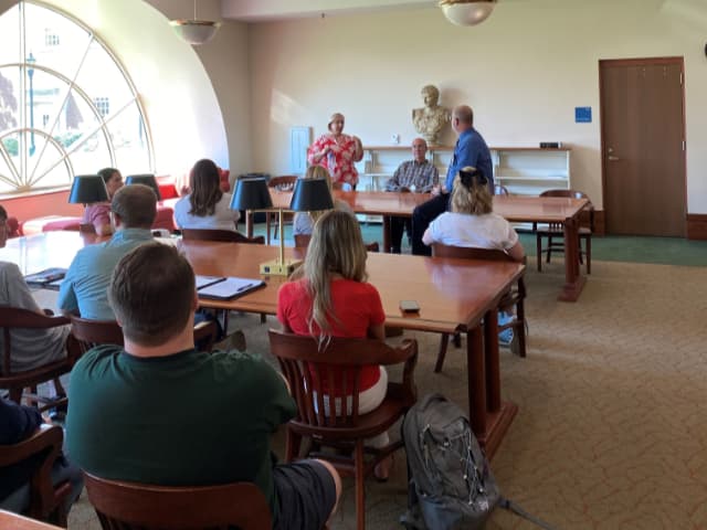 law librarians providing orientation information