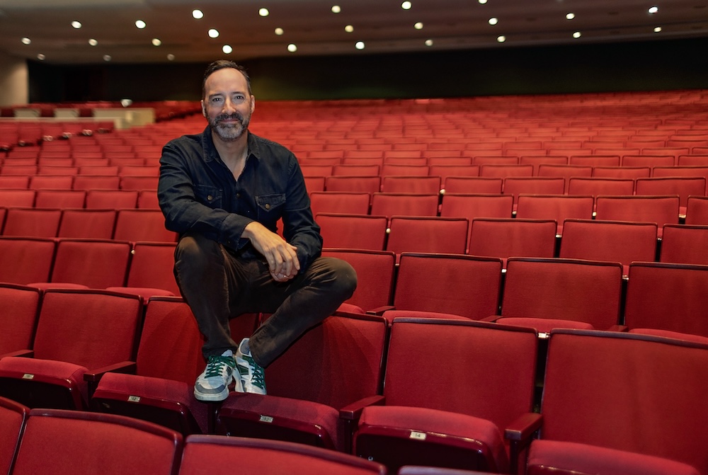 Tony Hale in the Wright Center