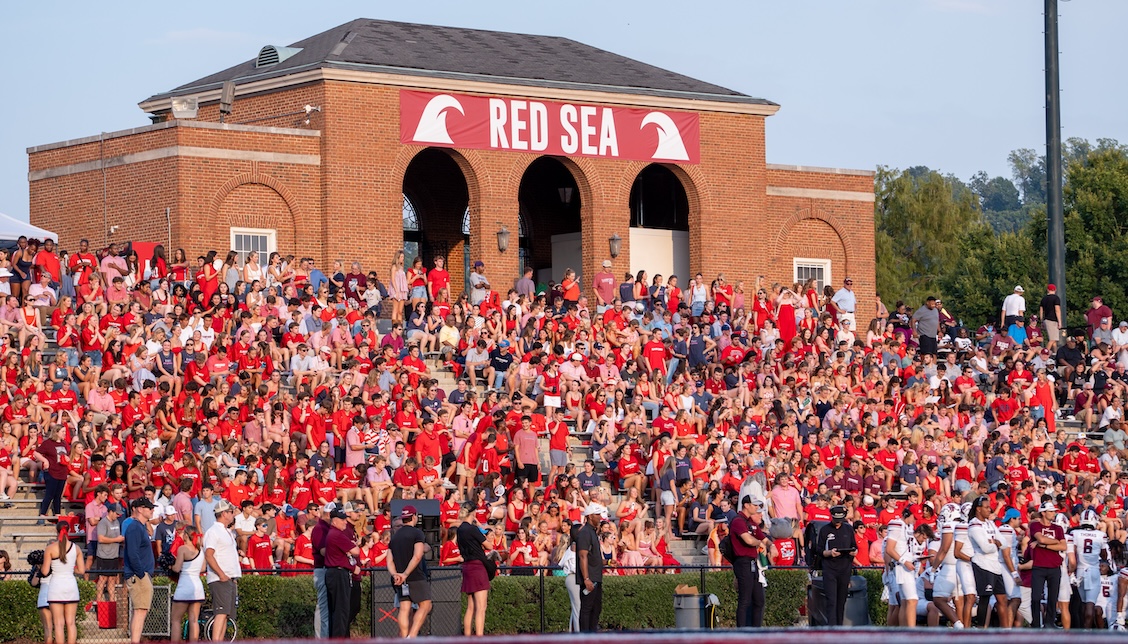 Red Sea section beneath sign