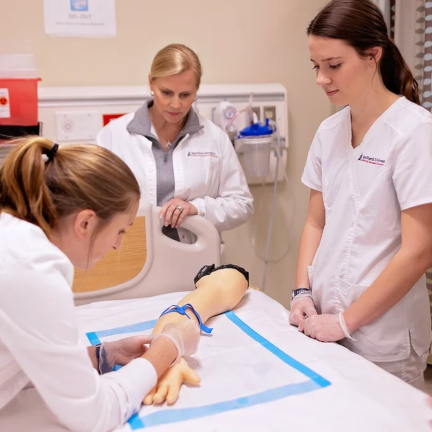 BSN Student Practicing Injections