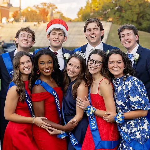 Homecoming King and Queen Homecoming Court