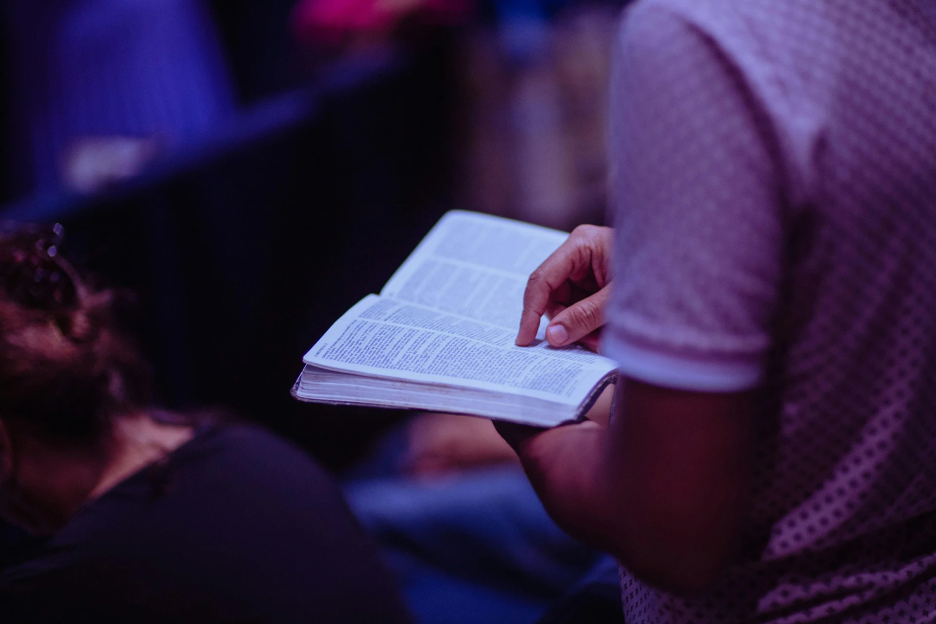 Man Holding Bible