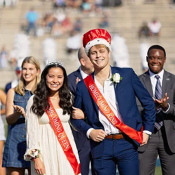 The Homecoming King and Queen