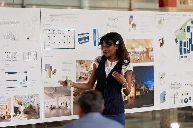 Female Student Design Presentation