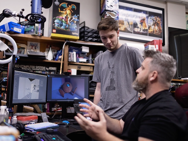 Student and Game Design Student