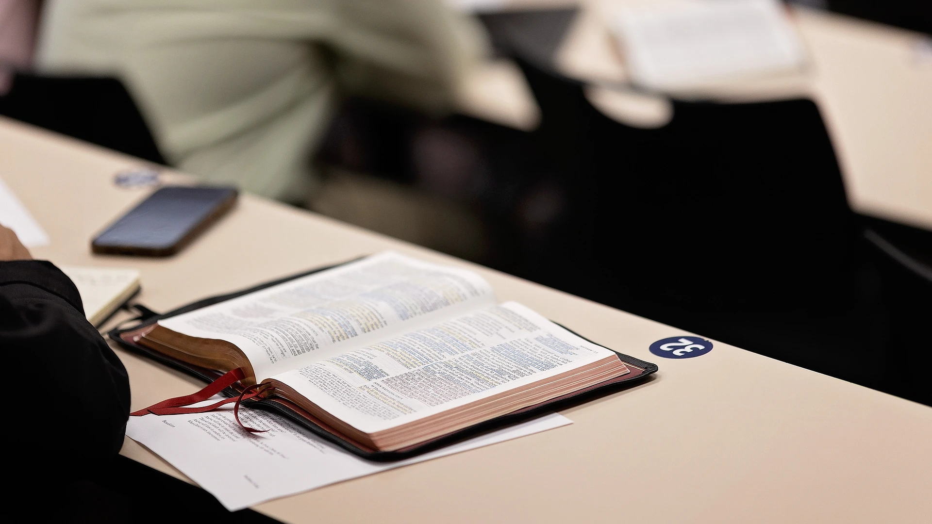 bible on a desk