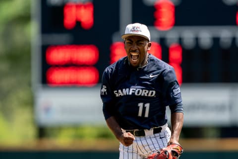 Samford Baseball Player