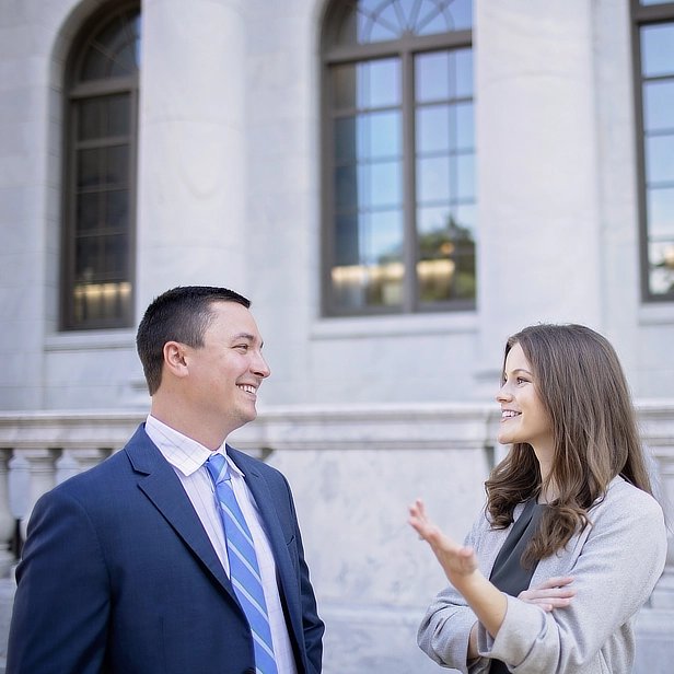 Law Students Outside