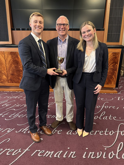 Caleb New, Judge Jim Roberts, Claire Roberts