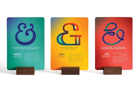 Ampersand Calendar Set