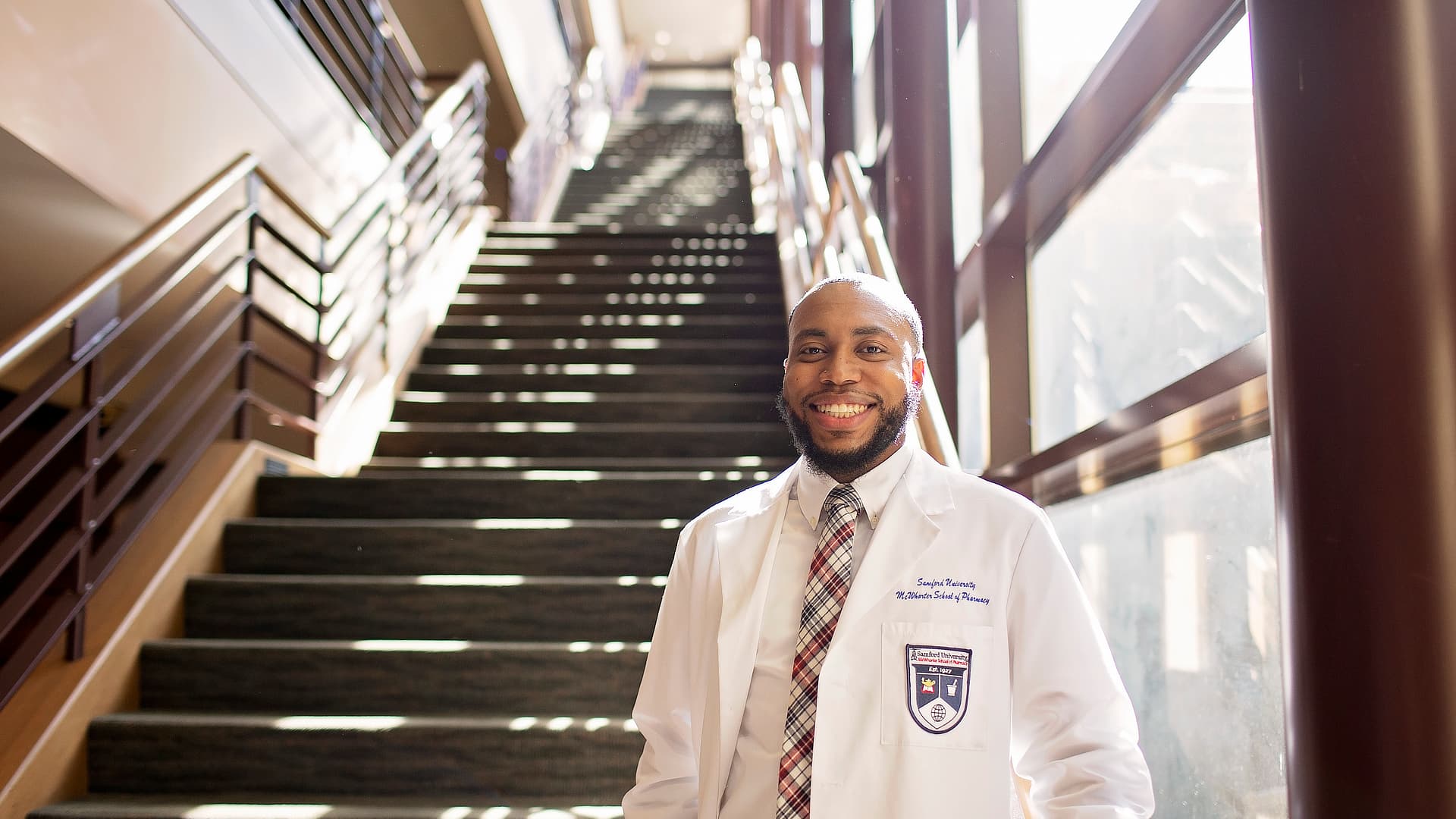Pharmacy Student Professor Atrium