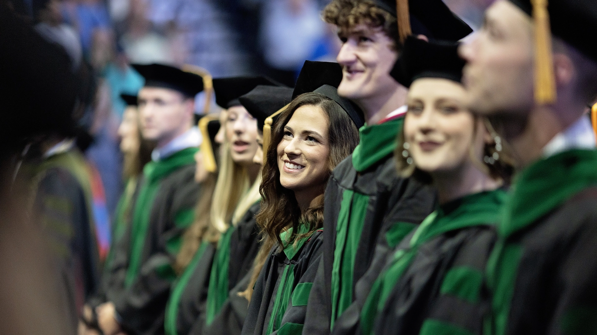 Students graduating health sciences