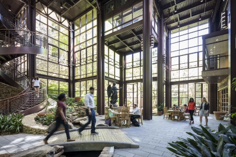 Busy CHS Atrium