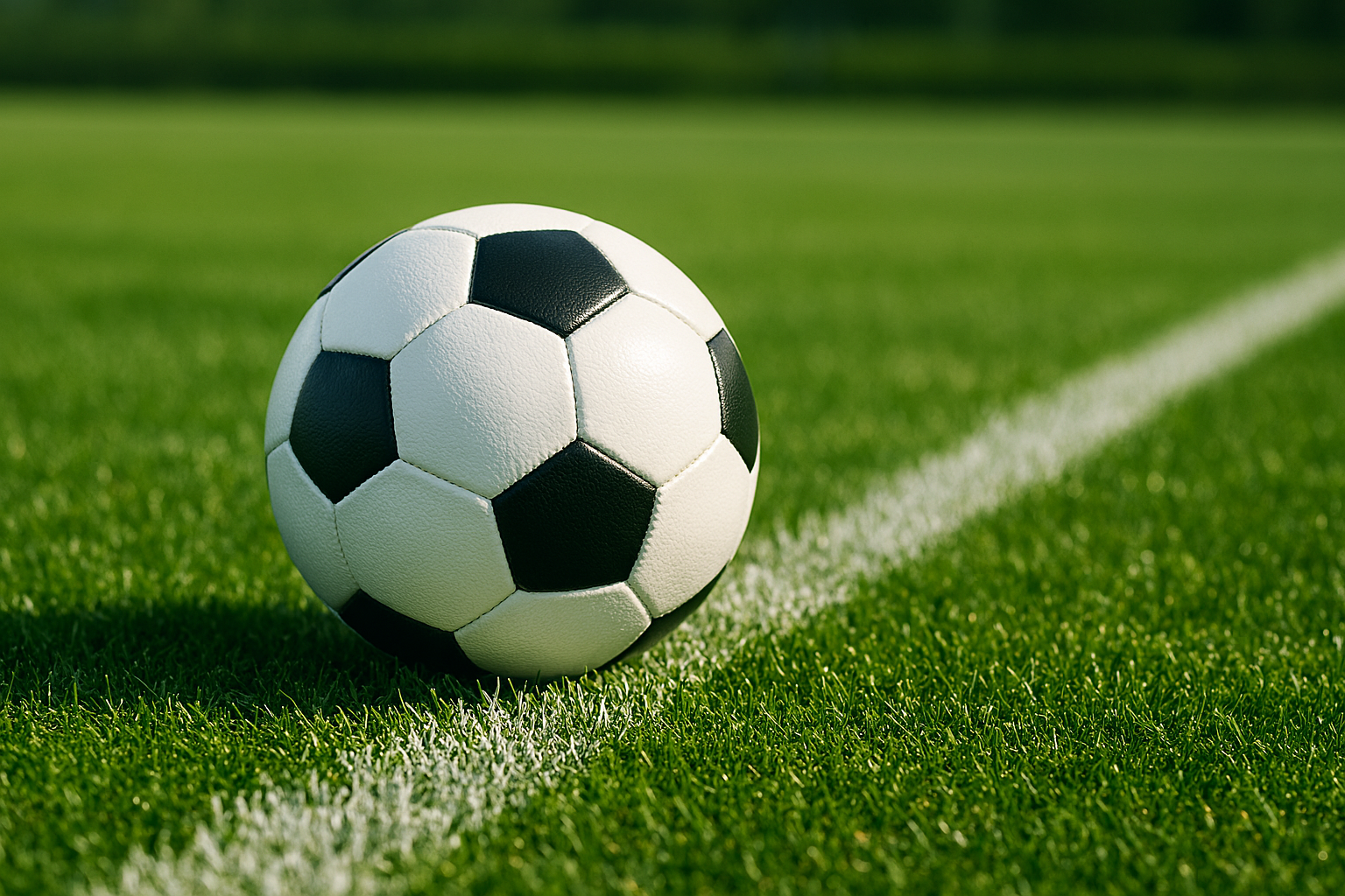 soccer ball on a field
