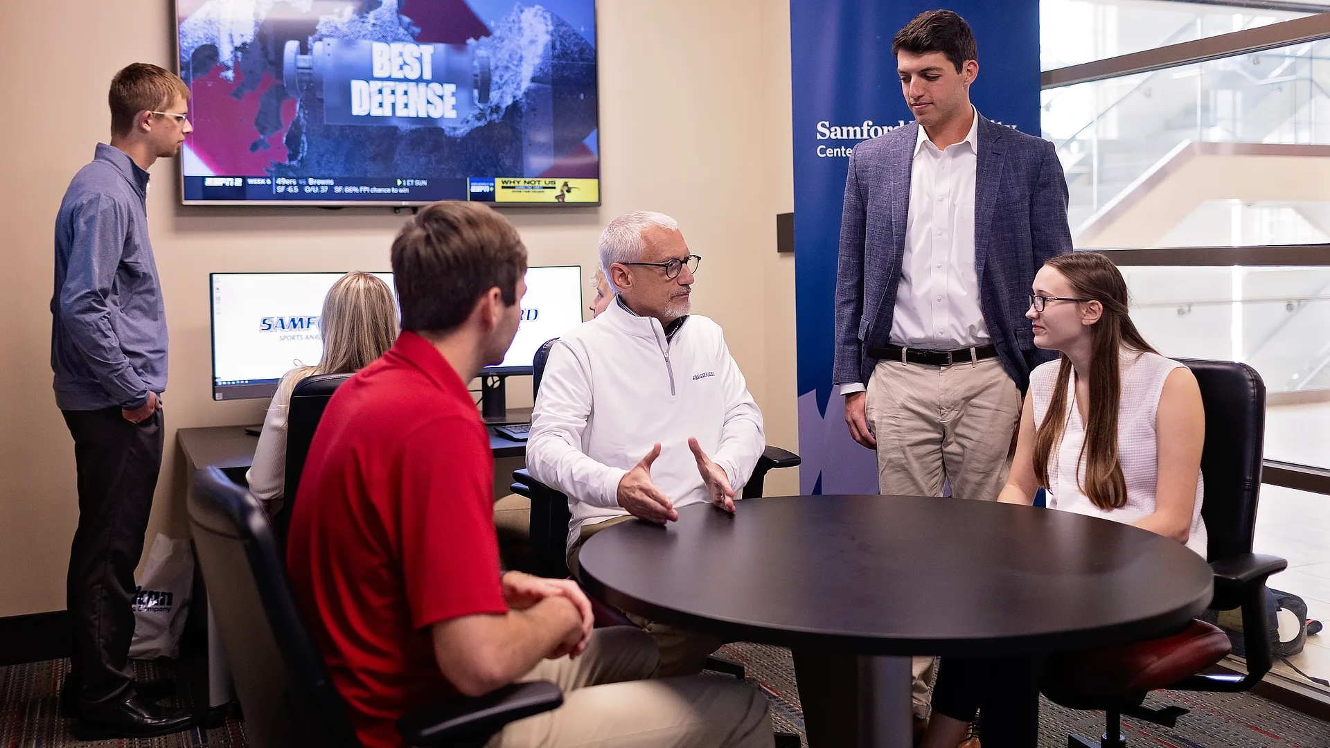 Students in Analytics Lab